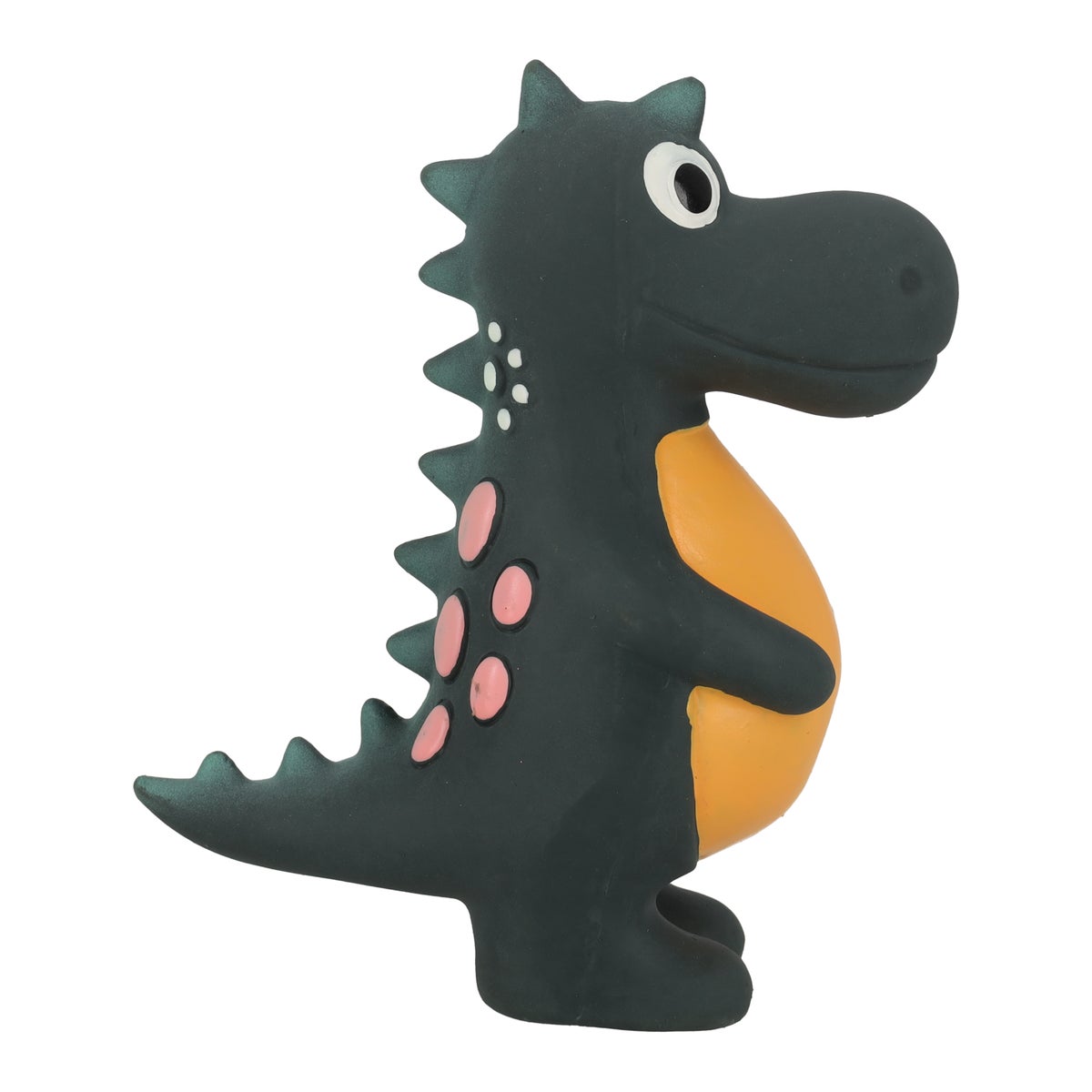 Hondenspeelgoed latex Puga dino zwart L Hondenspeelgoed latex Puga dino zwart L
