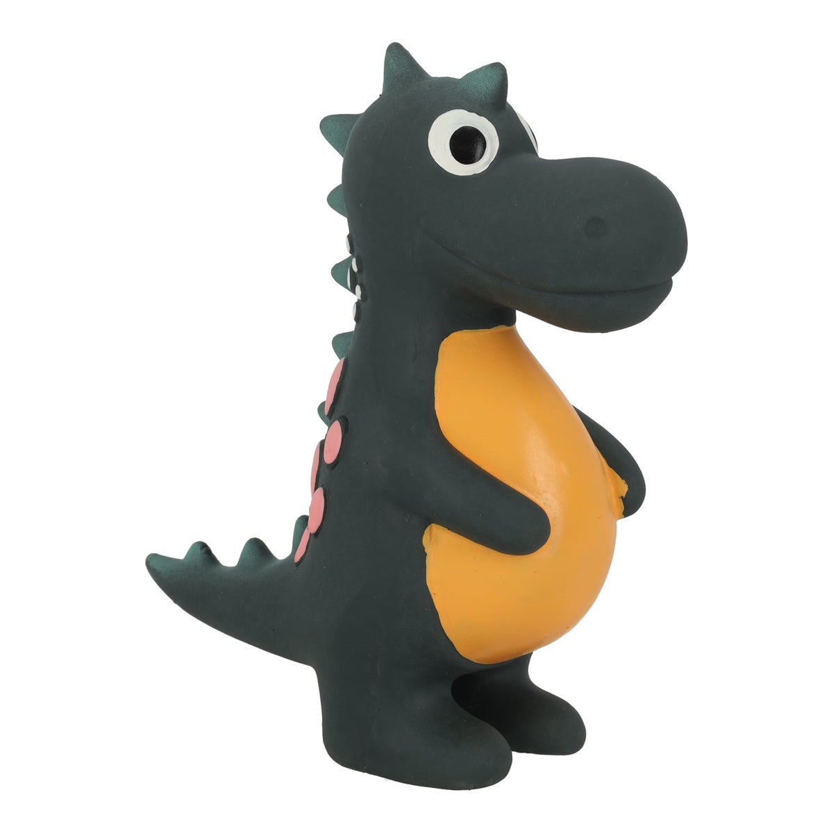 Hondenspeelgoed latex Puga dino zwart L Hondenspeelgoed latex Puga dino zwart L