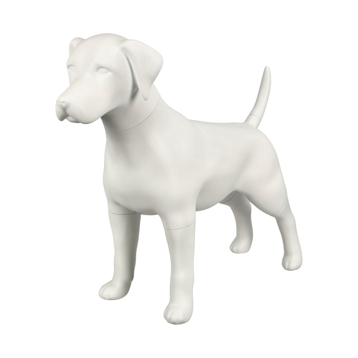 Paspop hond staand M wit Paspop hond staand M wit