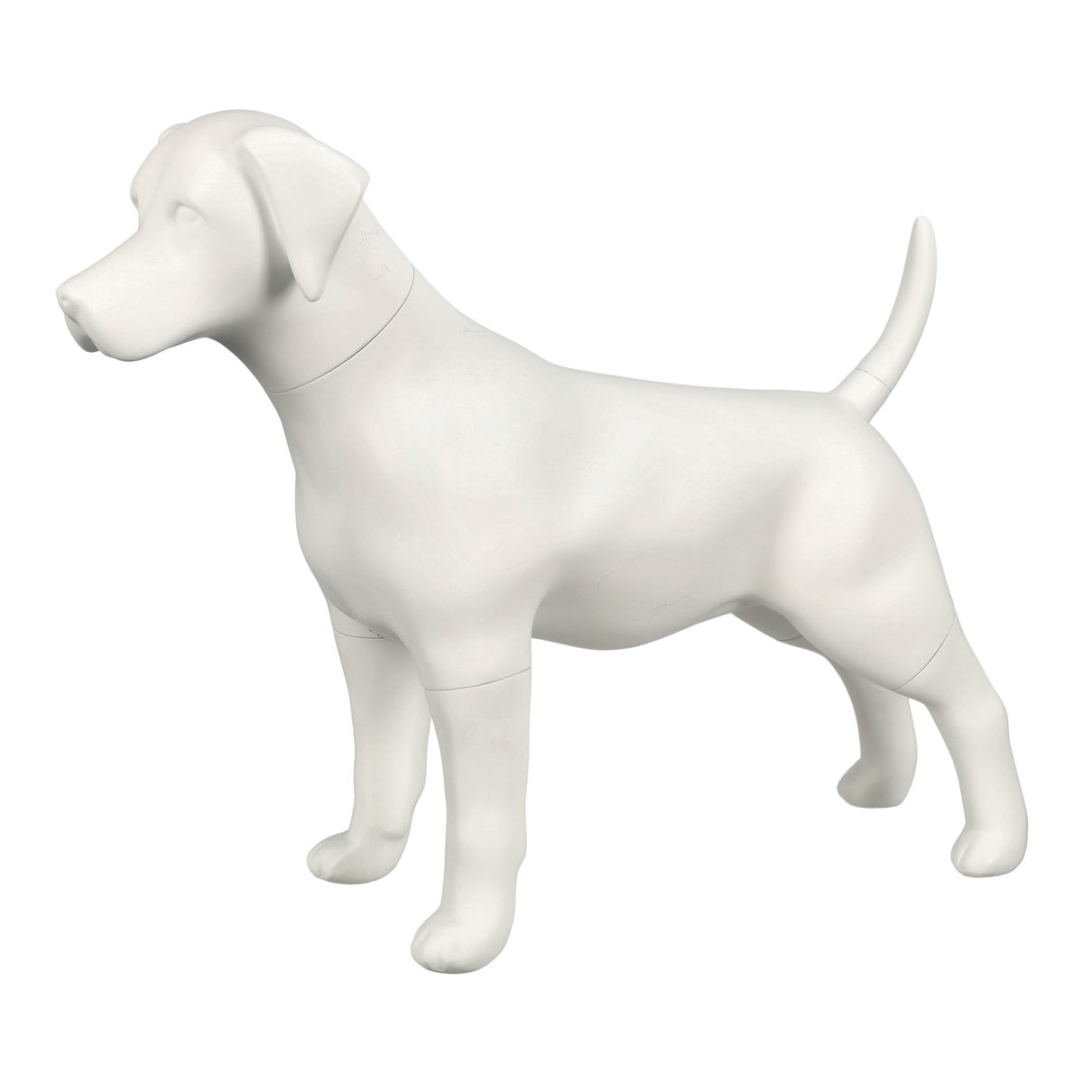 Paspop hond staand M wit Paspop hond staand M wit