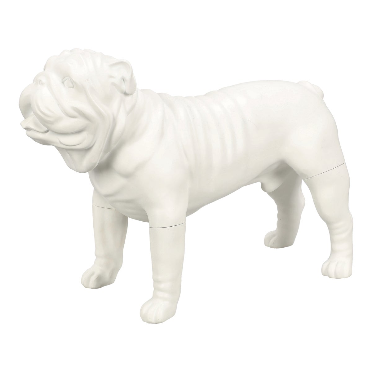 Paspop hond staand S wit Paspop hond staand S wit