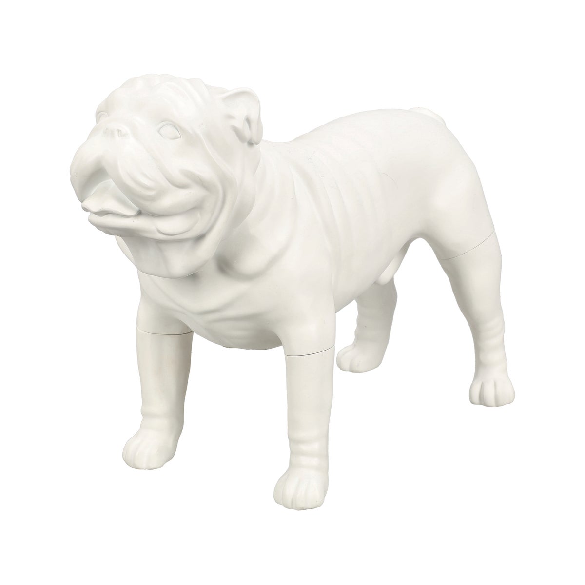 Paspop hond staand S wit Paspop hond staand S wit