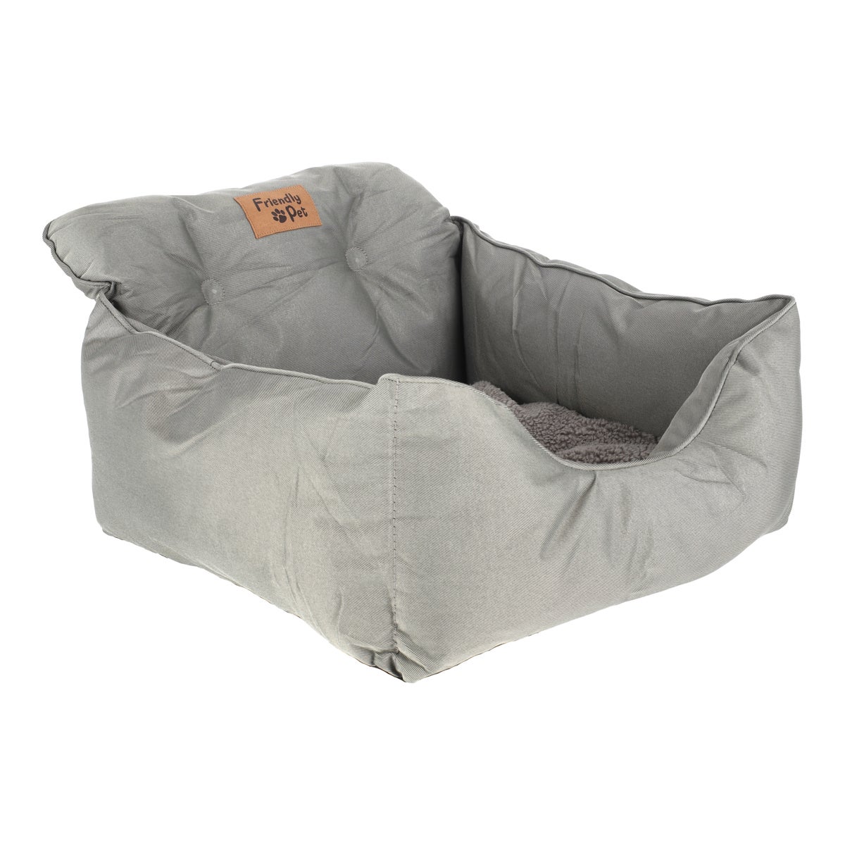 Mand hond autostoel grijs 53 x 50 cm Mand hond autostoel grijs 53 x 50 cm