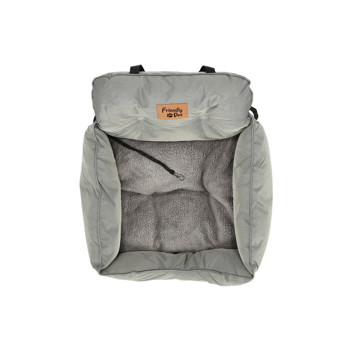 Mand hond autostoel grijs 53 x 50 cm Mand hond autostoel grijs 53 x 50 cm