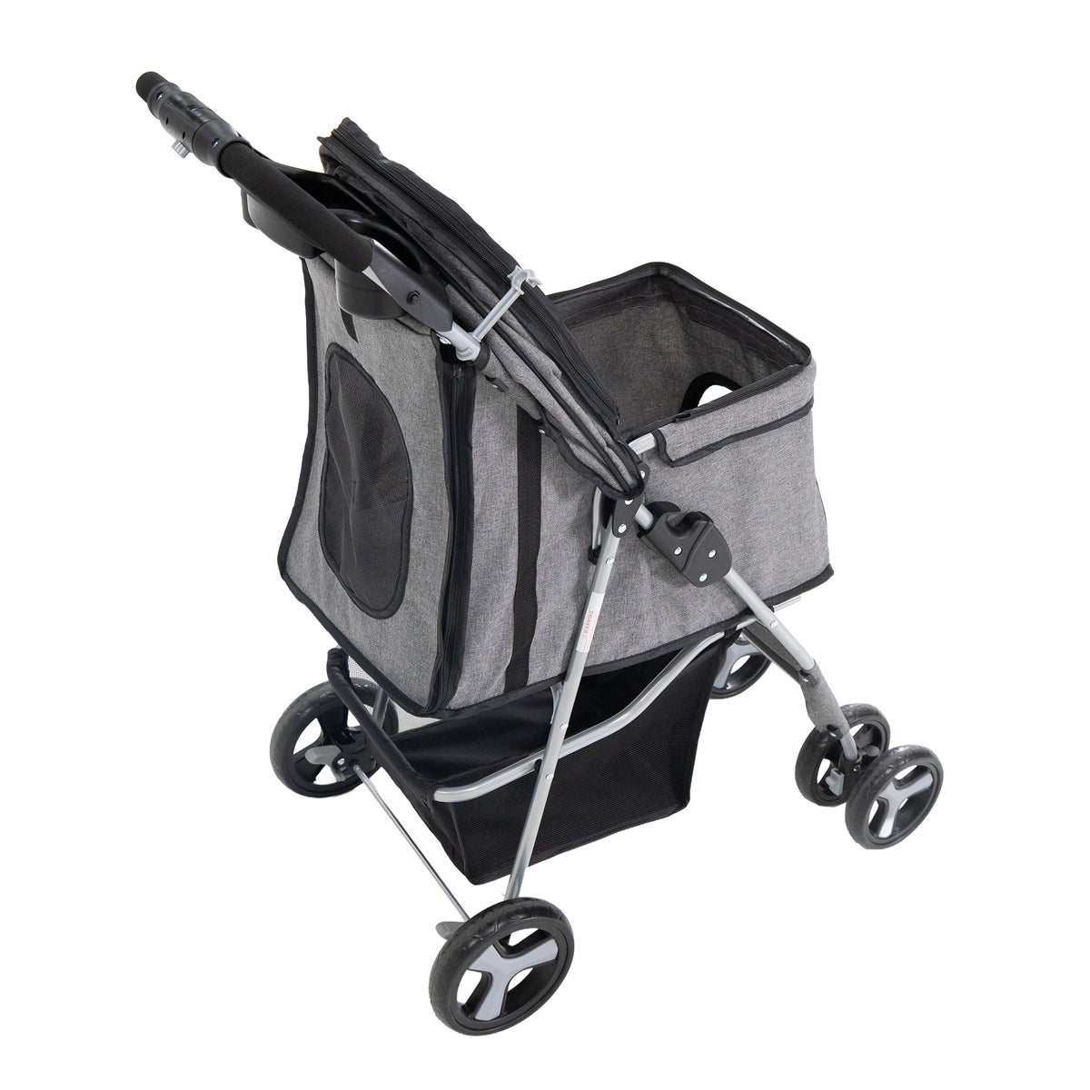 Hondenbuggy 4-wiel grijs 47 x 100 x 80 cm Hondenbuggy 4-wiel grijs 47 x 100 x 80 cm