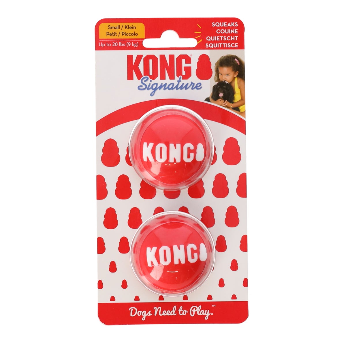 Hondenspeelgoed signa balls S 2 stuks Hondenspeelgoed signa balls S 2 stuks