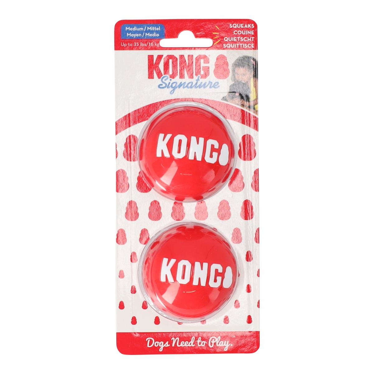 Hondenspeelgoed signa balls M 2 stuks Hondenspeelgoed signa balls M 2 stuks