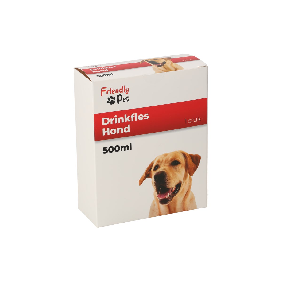 Drinkfles hond 500 ml Friendly Pet Drinkfles hond 500 ml Friendly Pet