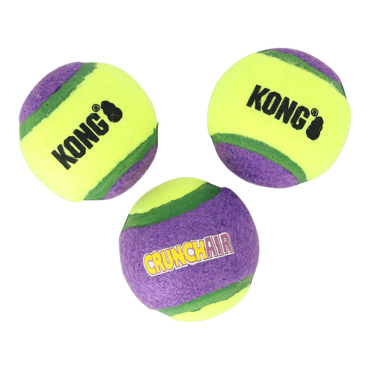 Hondenspeelgoed crunchair bal M 3 stuks Hondenspeelgoed crunchair bal M 3 stuks