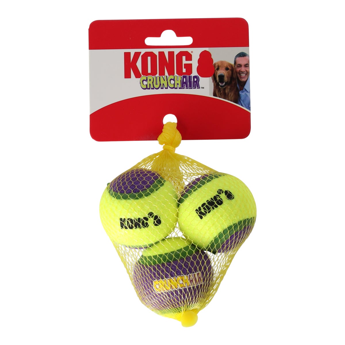 Hondenspeelgoed crunchair bal S 3 stuks Hondenspeelgoed crunchair bal S 3 stuks