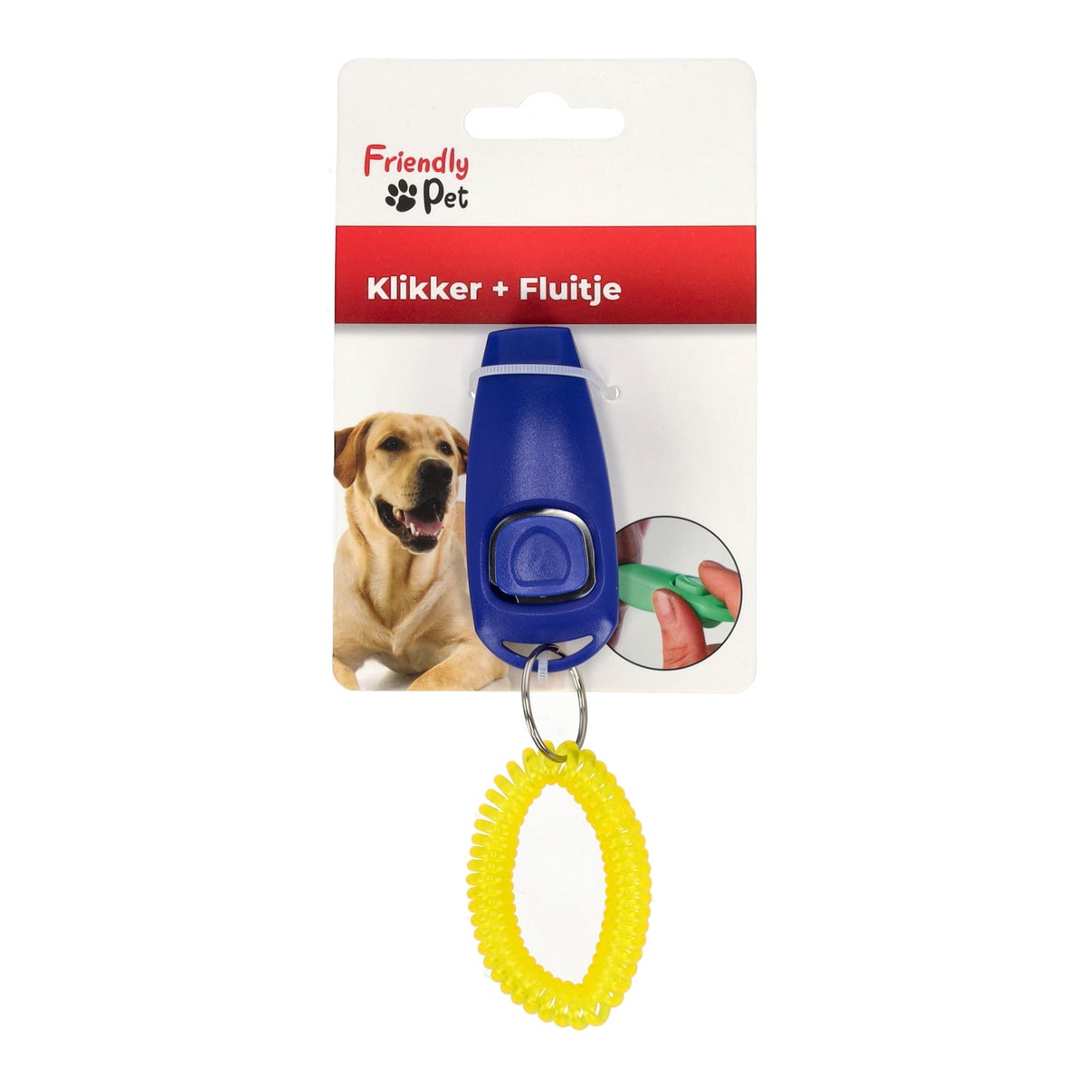 Hondenfluitje + klikker Xoe rood Friendly Pet Hondenfluitje + klikker Xoe rood Friendly Pet