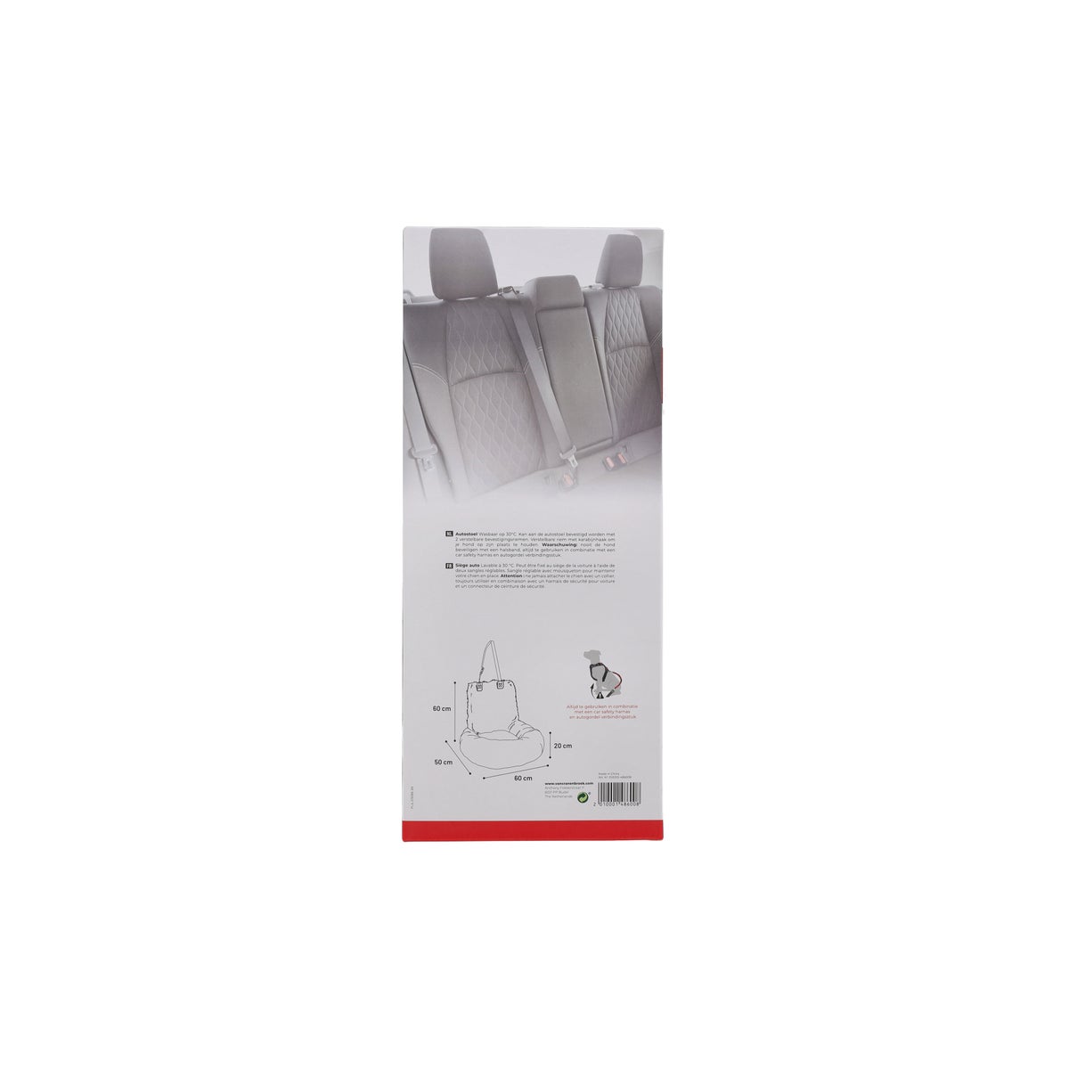 Autostoel hond Krems zwart 60 x 50 x 20 cm Autostoel hond Krems zwart 60 x 50 x 20 cm
