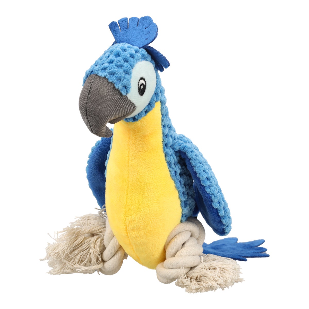 Hondenspeelgoed papegaai blauw 35cm Hondenspeelgoed papegaai blauw 35cm