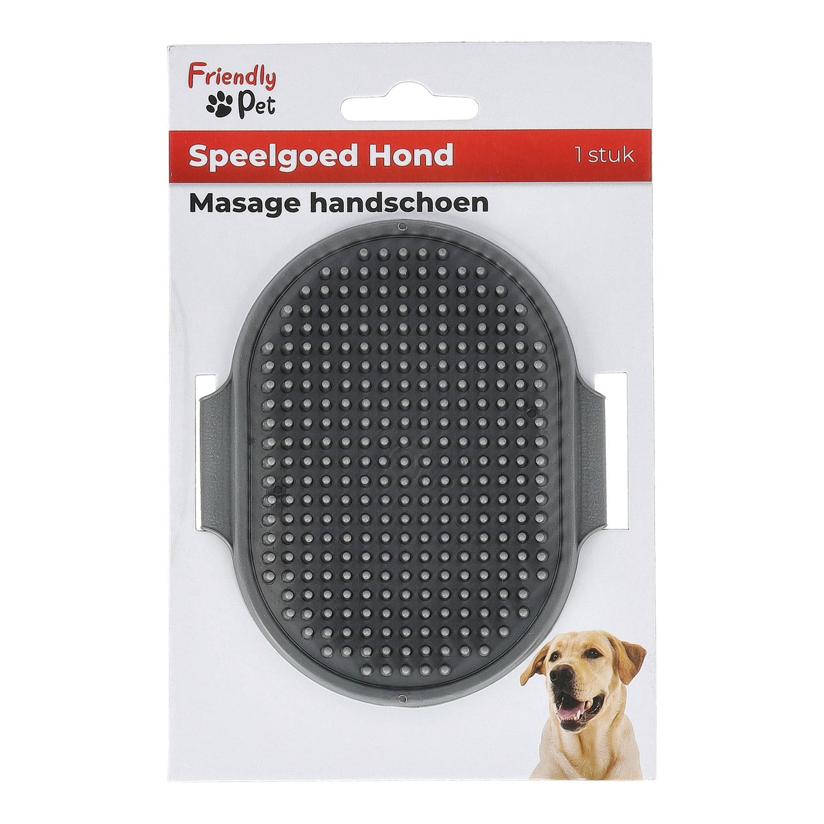 Massage handschoen grijs 12 cm Massage handschoen grijs 12 cm