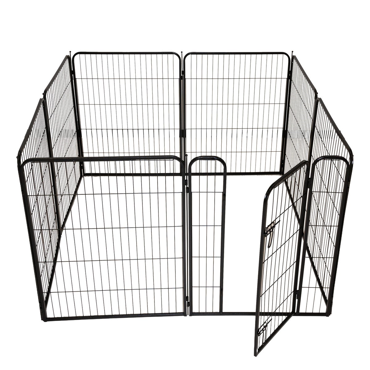 Puppyren 8-hoekig 77 x 61 cm zwart Puppyren 8-hoekig 77 x 61 cm zwart