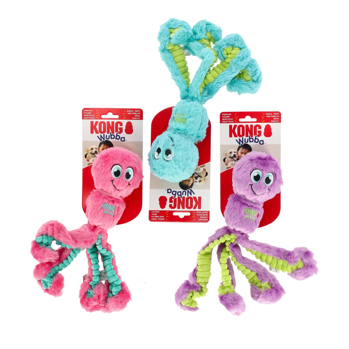 Hondenspeelgoed Wubba octopus L Kong Hondenspeelgoed Wubba octopus L Kong