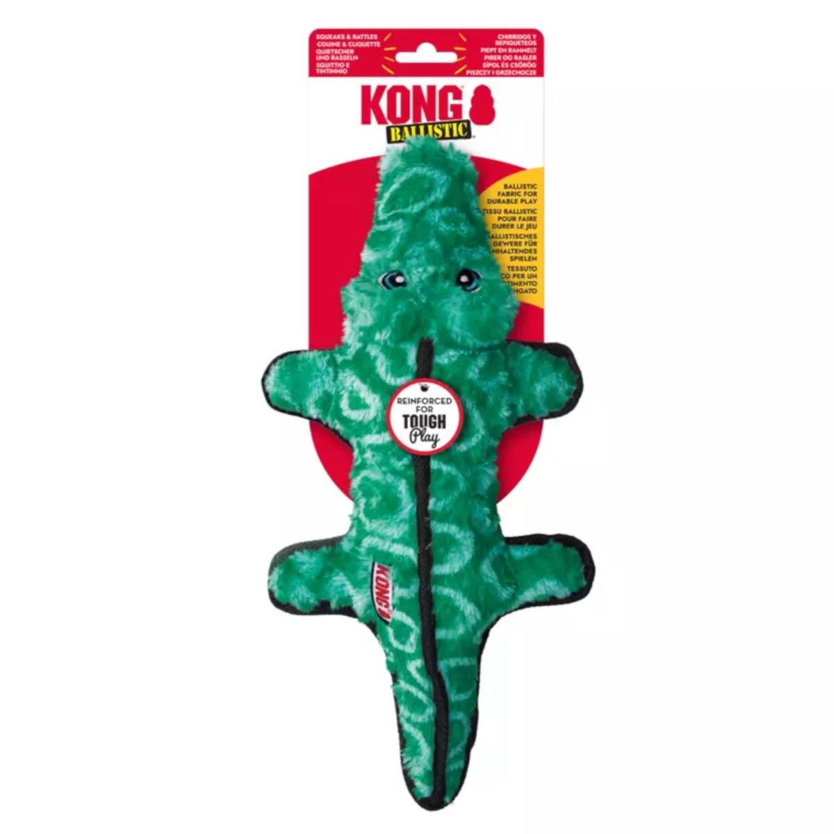 Kong hondenspeelgoed Ballistic krokodil M/L Kong hondenspeelgoed Ballistic krokodil M/L