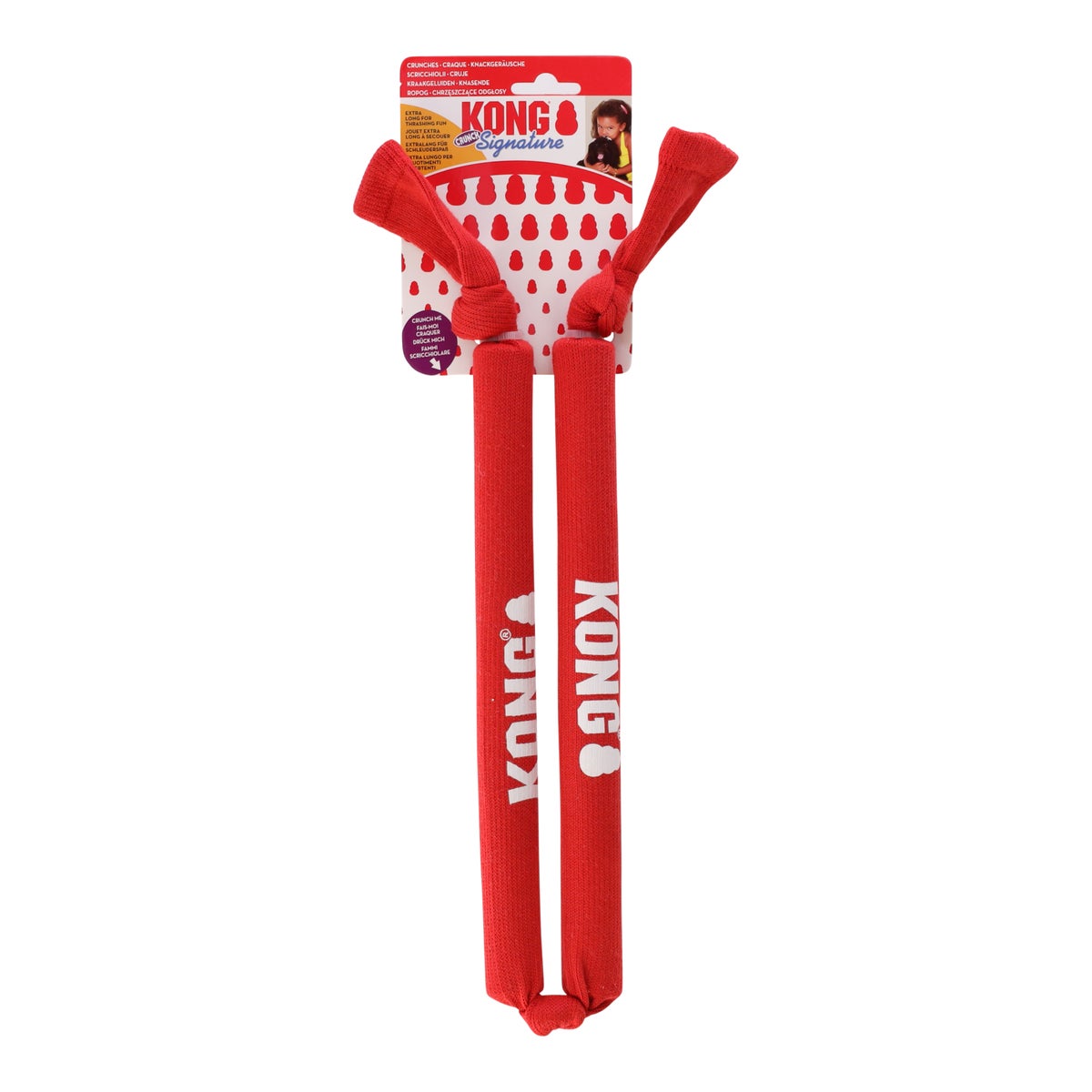 Hondenspeelgoed crunch rope double M Kong Hondenspeelgoed crunch rope double M Kong