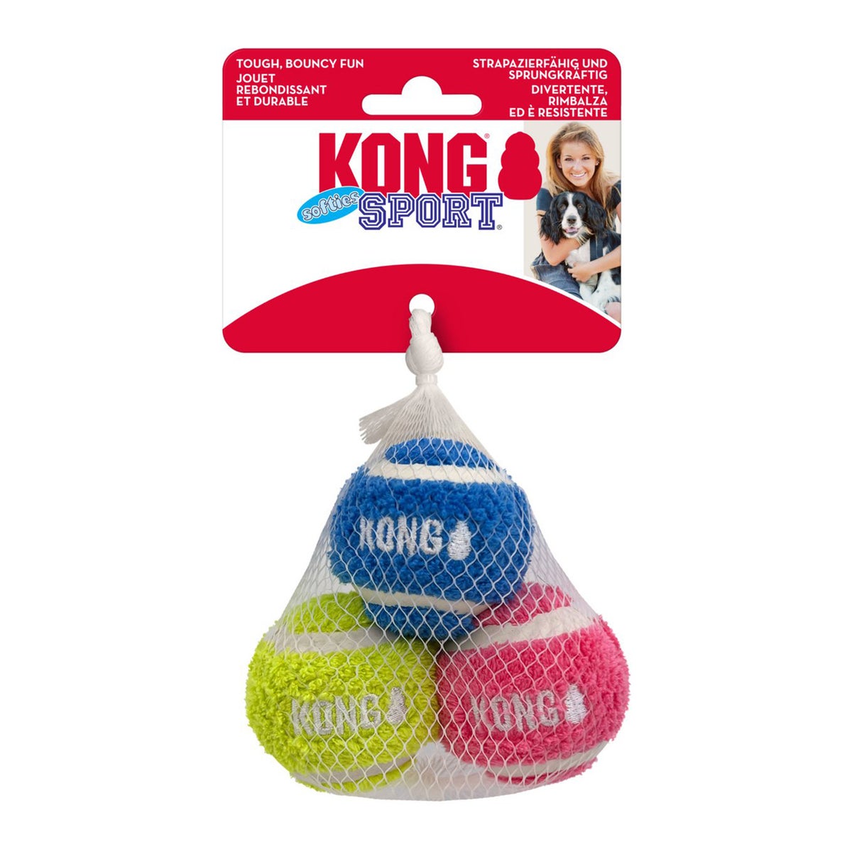 Hondenspeelgoed Sport softies balls 3 stuks S Hondenspeelgoed Sport softies balls 3 stuks S