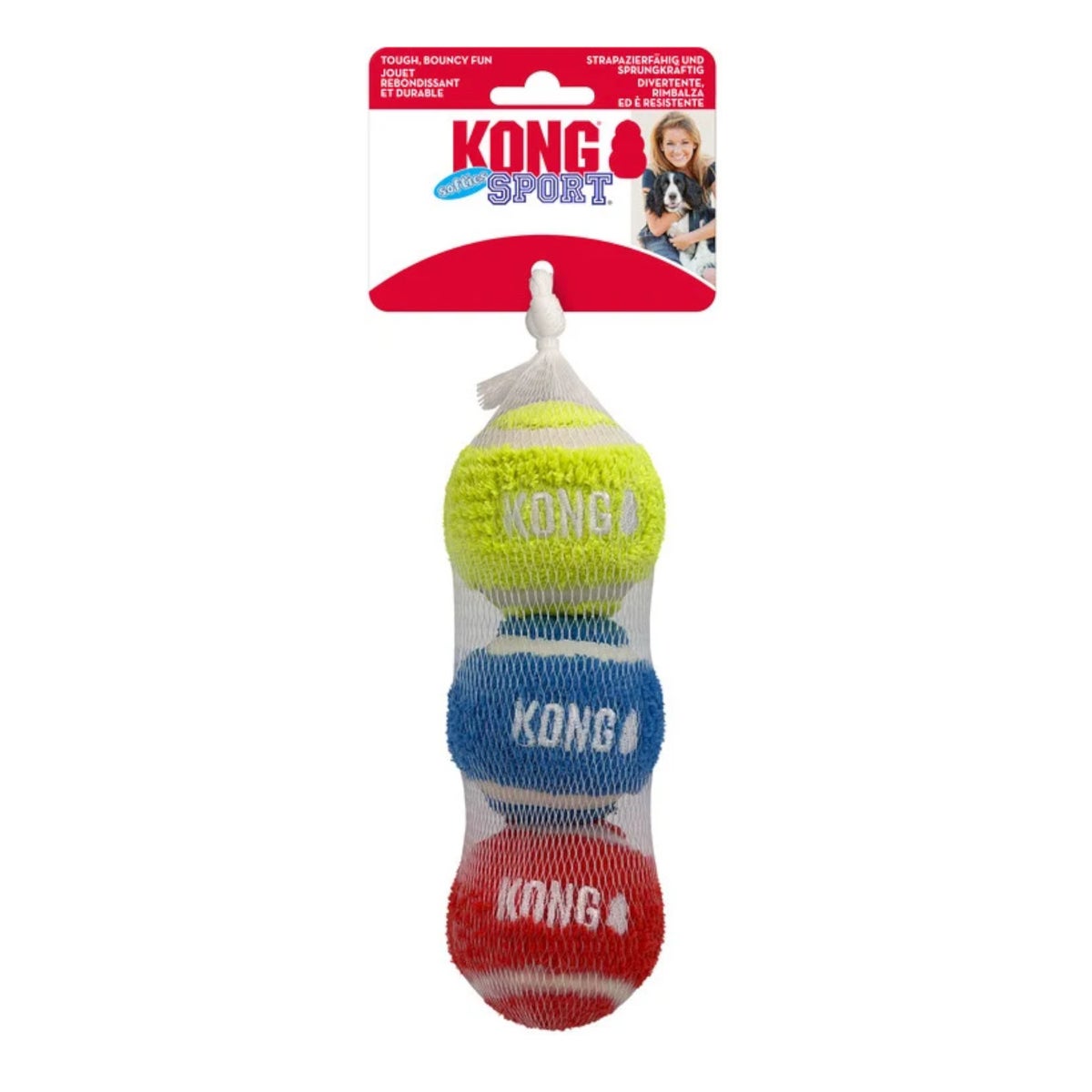Hondenspeelgoed Sport softies balls 3 stuks M Hondenspeelgoed Sport softies balls 3 stuks M