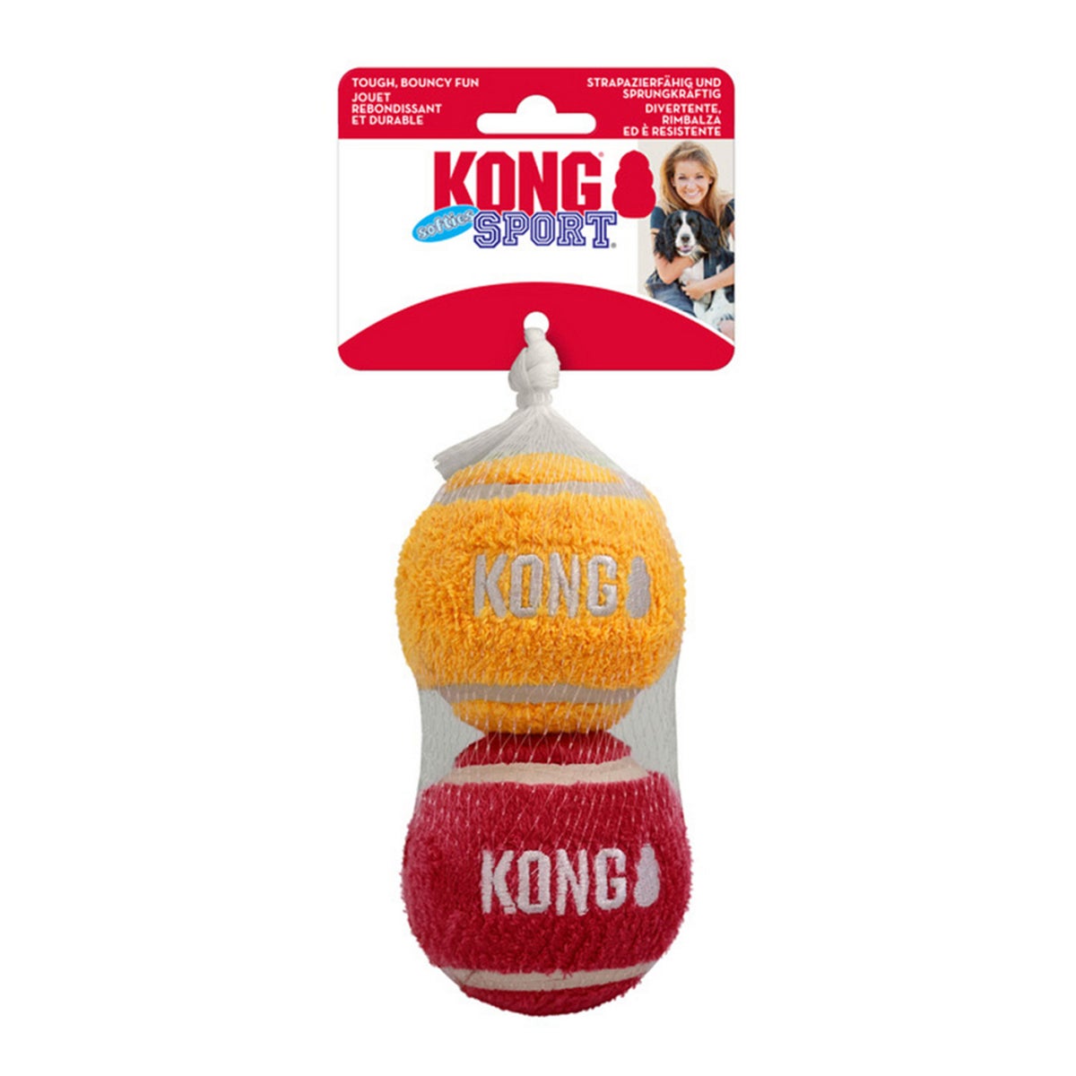 Hondenspeelgoed Sport softies balls 2 stuks L Hondenspeelgoed Sport softies balls 2 stuks L