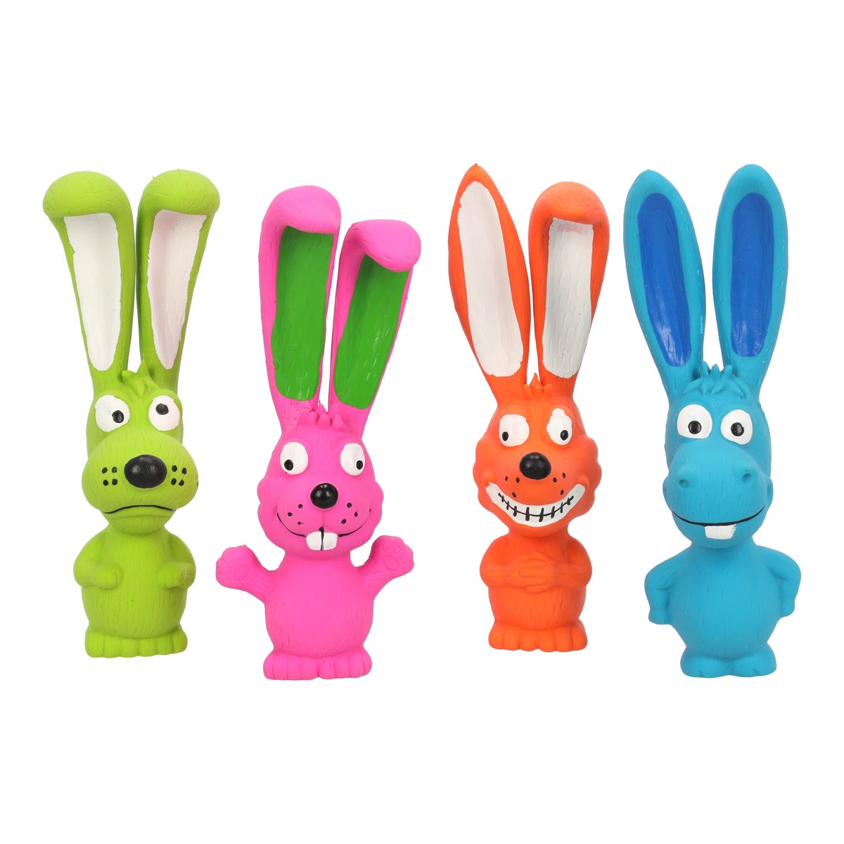 Hondenspeelgoed konijn 17 cm latex Hondenspeelgoed konijn 17 cm latex