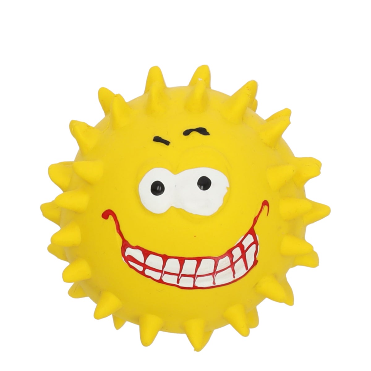 Hondenspeelgoed stekelbal 9 cm latex Hondenspeelgoed stekelbal 9 cm latex