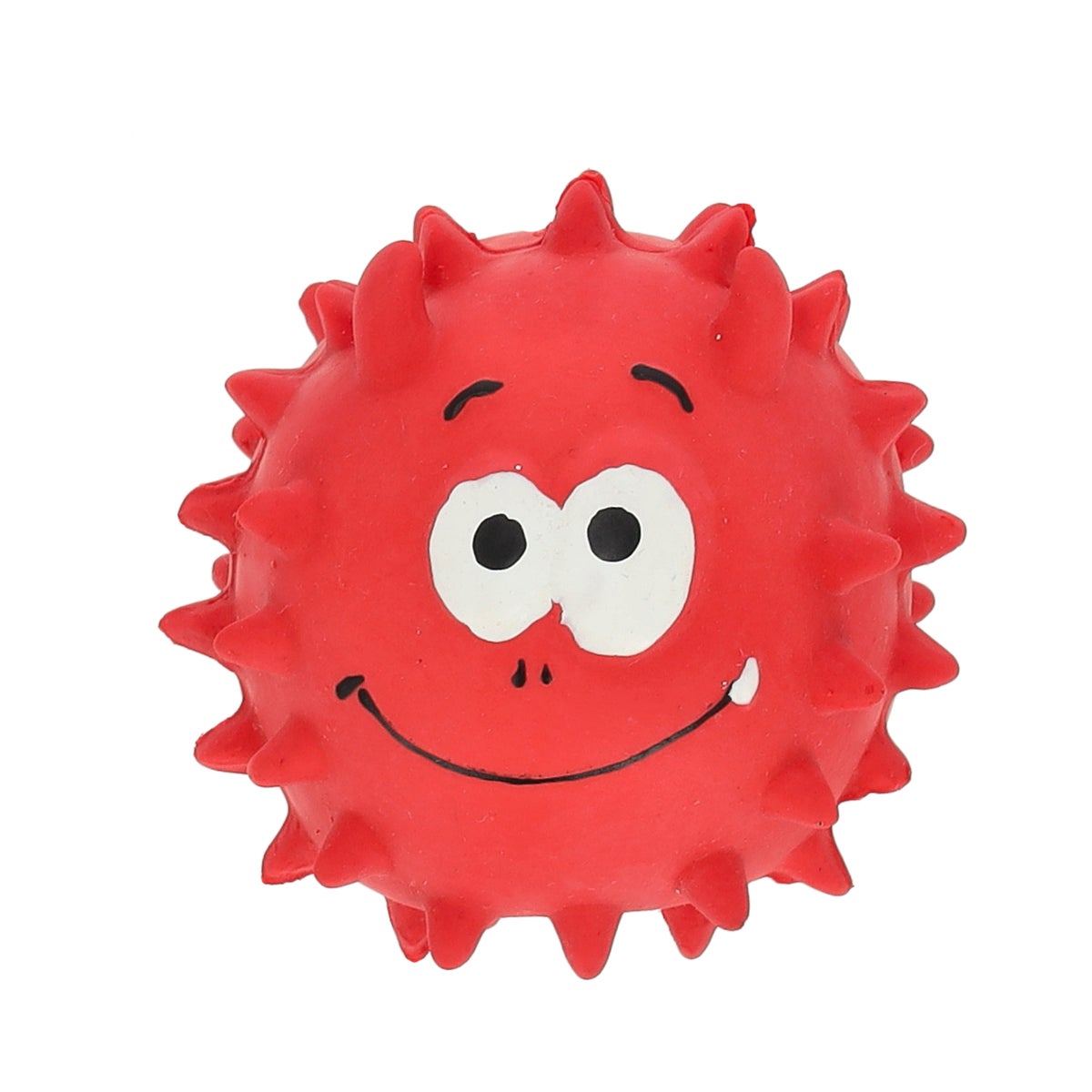 Hondenspeelgoed stekelbal 9cm latex Hondenspeelgoed stekelbal 9cm latex