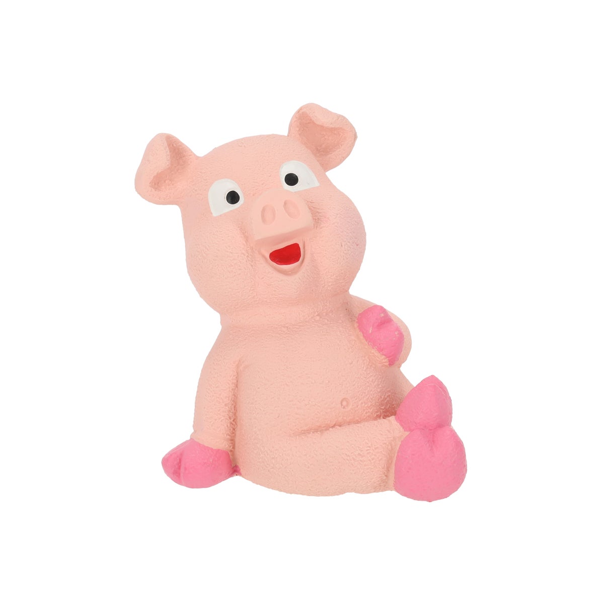 Hondenspeelgoed varken roze 10 cm latex Hondenspeelgoed varken roze 10 cm latex