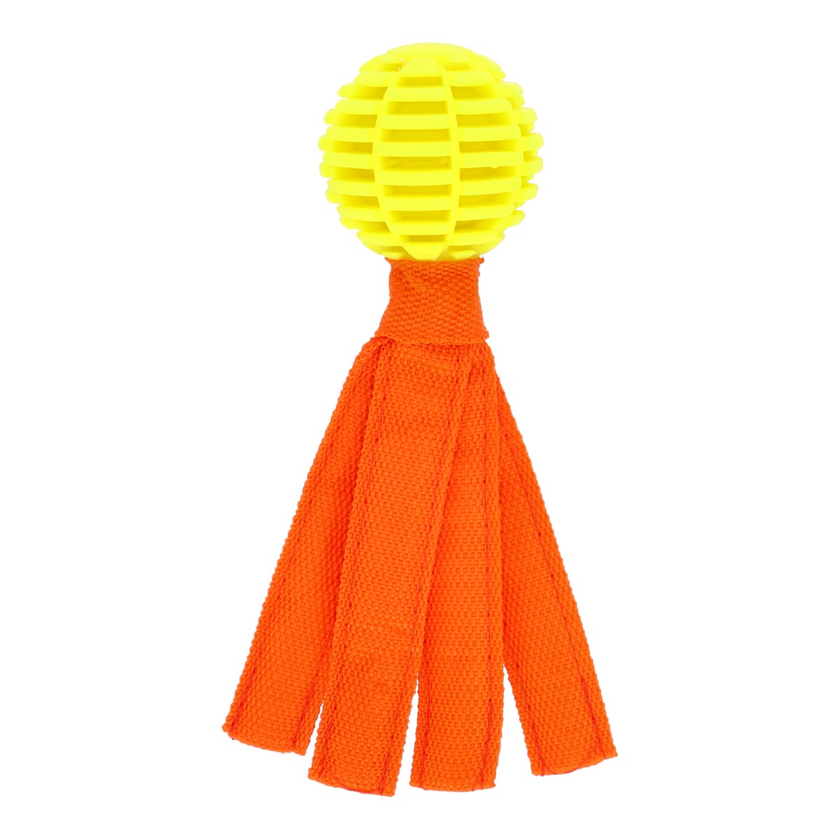 Hondenspeelgoed bal geel/oranje 21 cm Hondenspeelgoed bal geel/oranje 21 cm