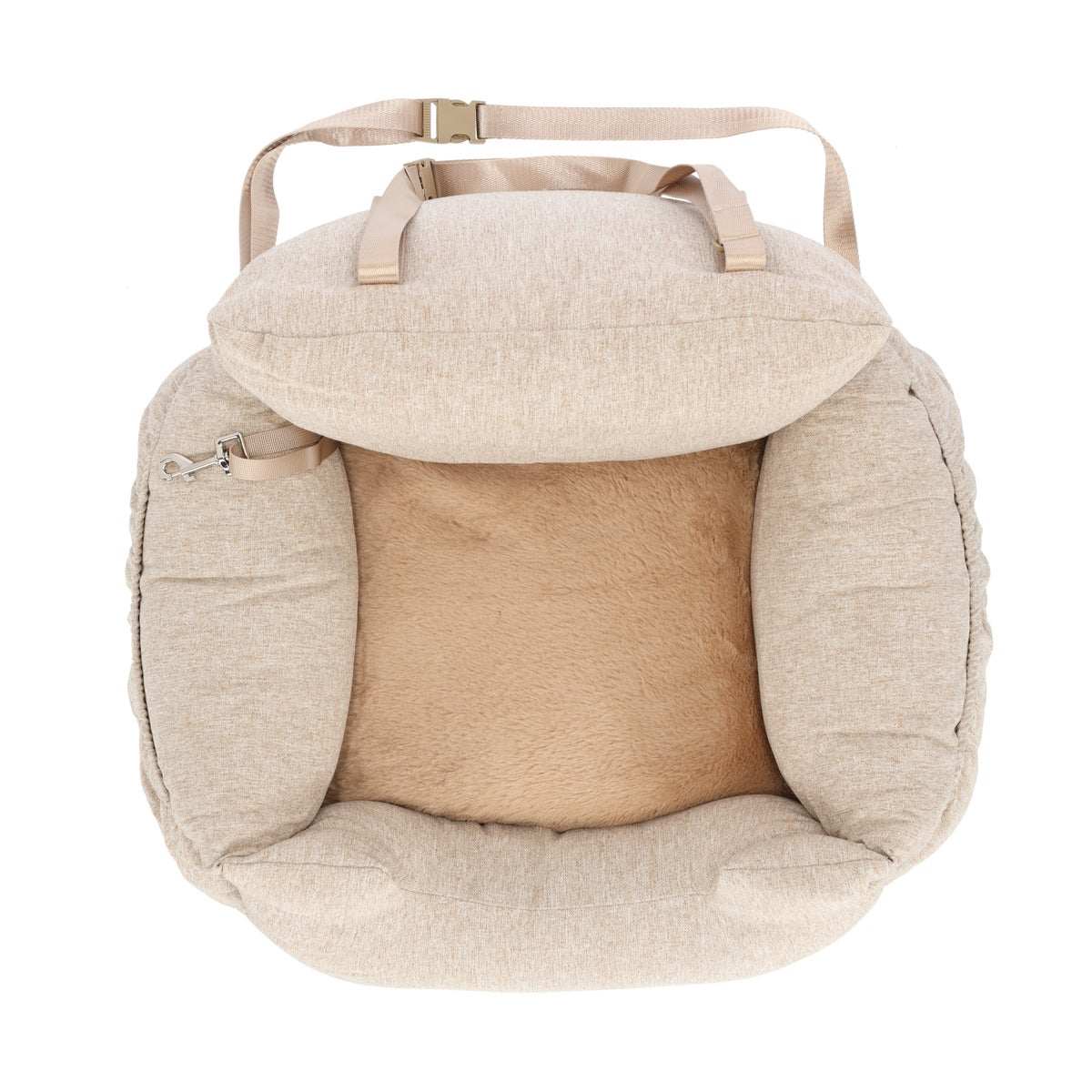 Autostoel hond beige 56 x 50 x 30 cm Autostoel hond beige 56 x 50 x 30 cm