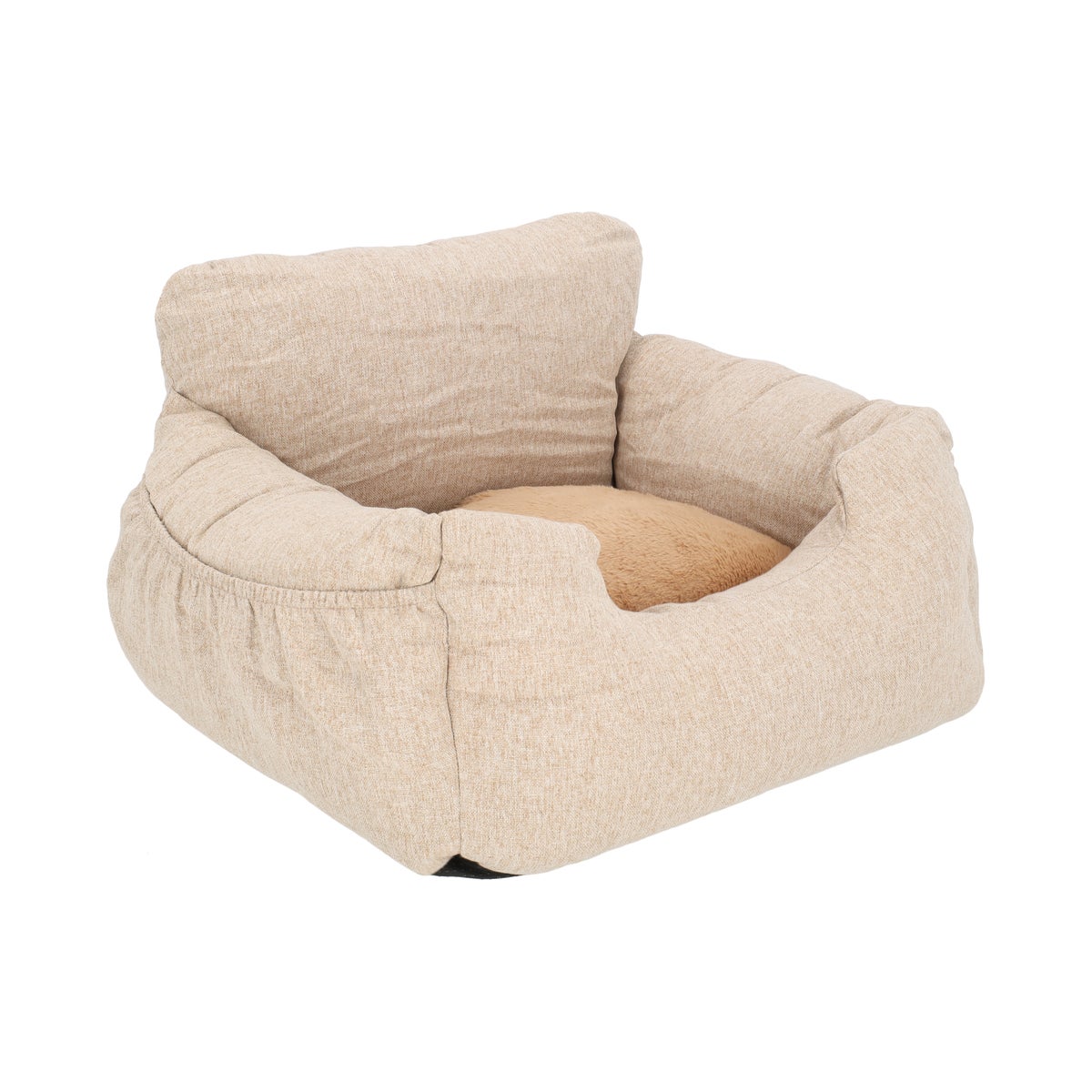 Autostoel hond beige 56 x 50 x 30 cm Autostoel hond beige 56 x 50 x 30 cm