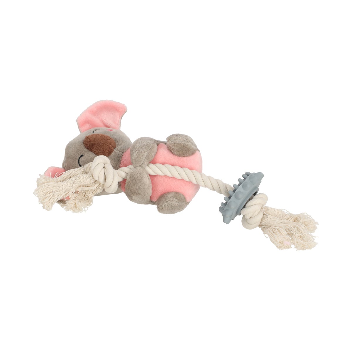 Hondenspeelgoed puppy koala met touw grijs Hondenspeelgoed puppy koala met touw grijs