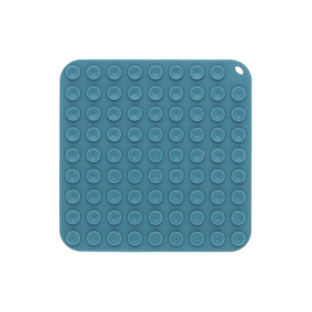 Likmat 20 x 20 cm met lepel groen Likmat 20 x 20 cm met lepel groen