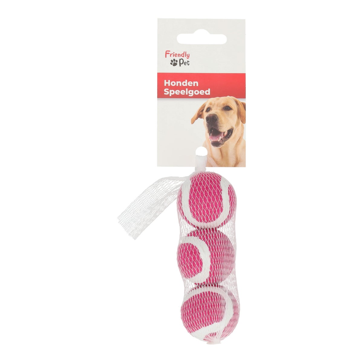 Hondenspeelgoed tennisbal Smash roze 3 stuks Hondenspeelgoed tennisbal Smash roze 3 stuks
