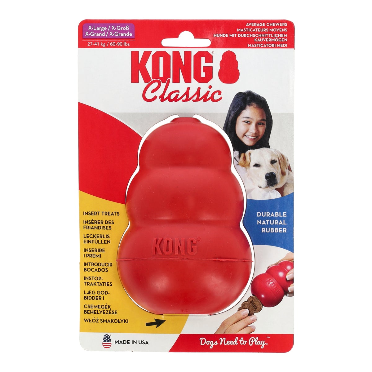 Hondenspeelgoed XL rood Kong Hondenspeelgoed XL rood Kong