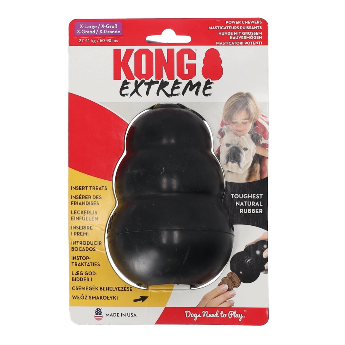 Hondenspeelgoed XL zwart Kong Hondenspeelgoed XL zwart Kong