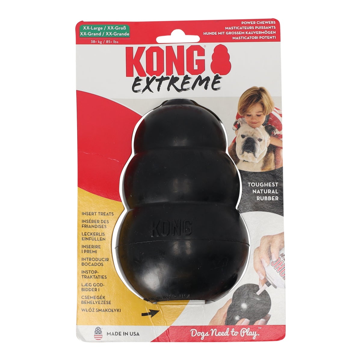 Hondenspeelgoed giant zwart Kong Hondenspeelgoed giant zwart Kong