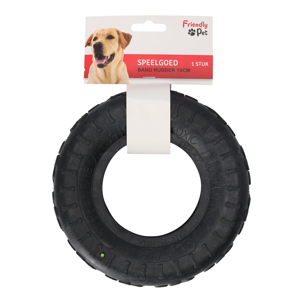 Hondenspeelgoed band rubber 19cm Hondenspeelgoed band rubber 19cm