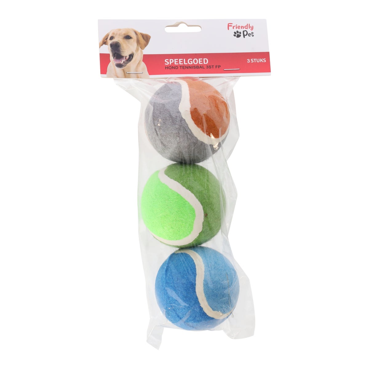 Hondenspeelgoed tennisbal 3 stuks Hondenspeelgoed tennisbal 3 stuks