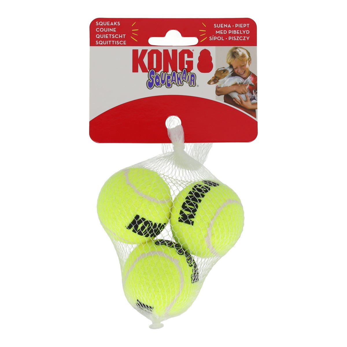 Speelgoed Kong tennisbal S 3 stuks Speelgoed Kong tennisbal S 3 stuks