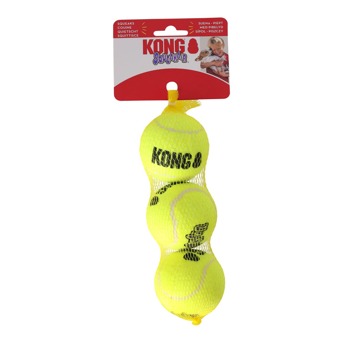 Speelgoed Kong tennisbal M 3 stuks Speelgoed Kong tennisbal M 3 stuks