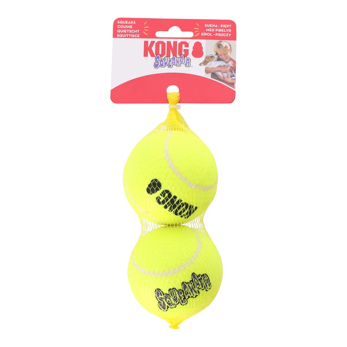 Speelgoed Kong tennisbal L 2 stuks Speelgoed Kong tennisbal L 2 stuks