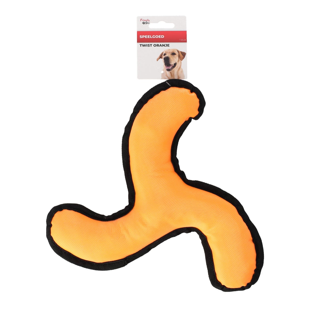 Hondenspeelgoed twist oranje Hondenspeelgoed twist oranje