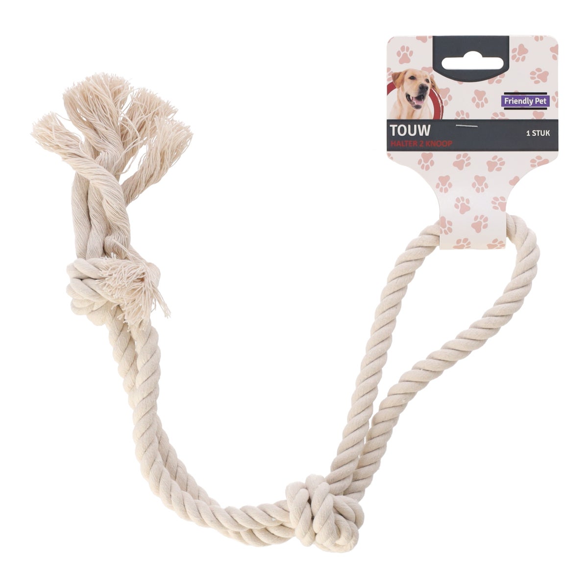 Touw hond kleur halter 2 knoop Touw hond kleur halter 2 knoop