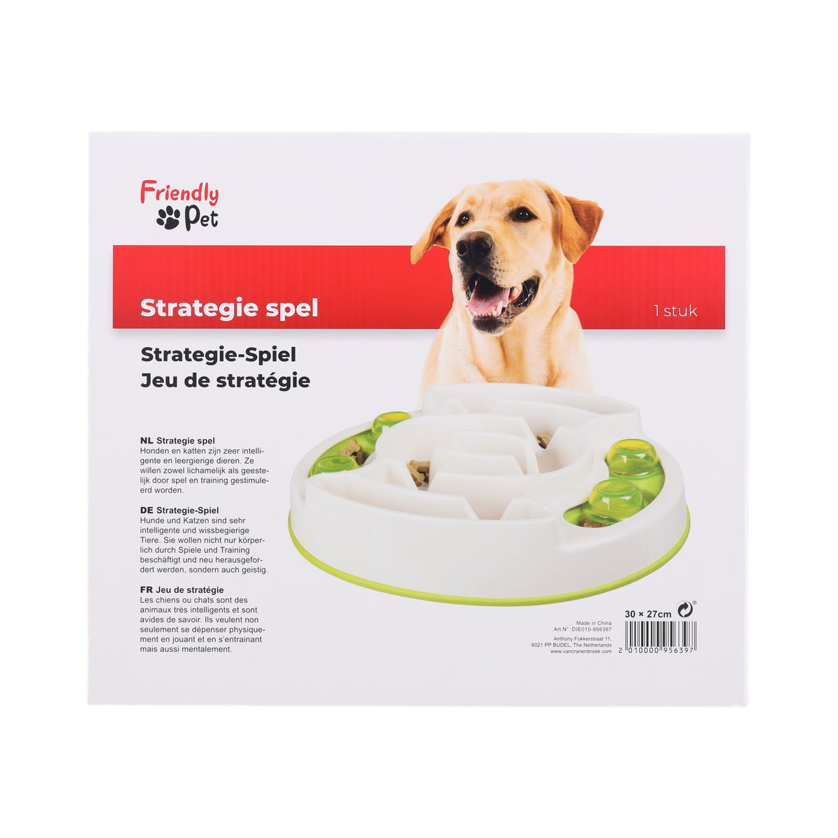 Hondenspeelgoed activity slide+feed Hondenspeelgoed activity slide+feed