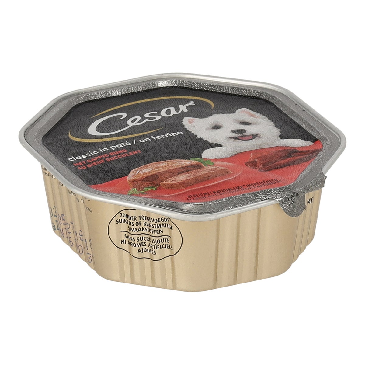 Voer hond Rund 150g classics cesar Voer hond Rund 150g classics cesar