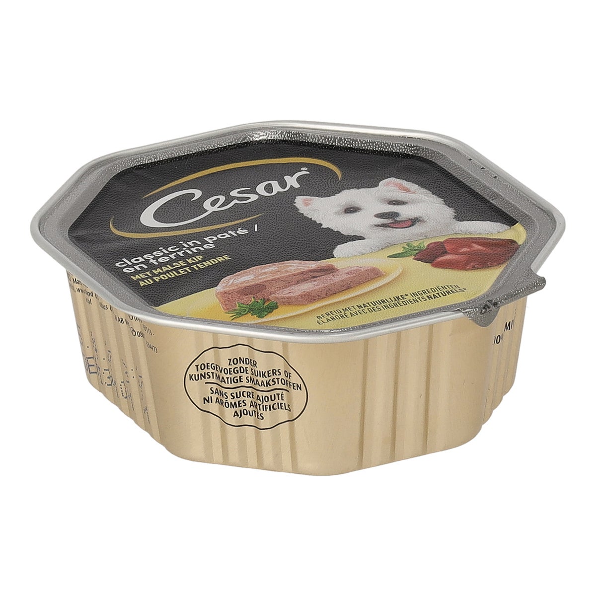 Voer hond kip 150g classics cesar Voer hond kip 150g classics cesar