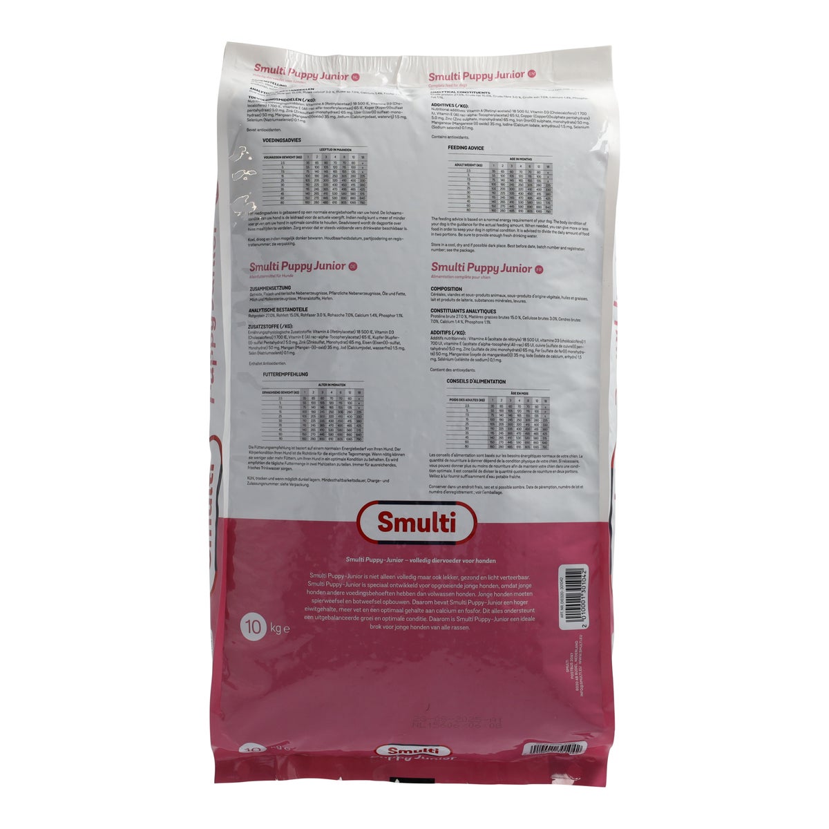 Voer hond puppy 10 kg Smulti Voer hond puppy 10 kg Smulti