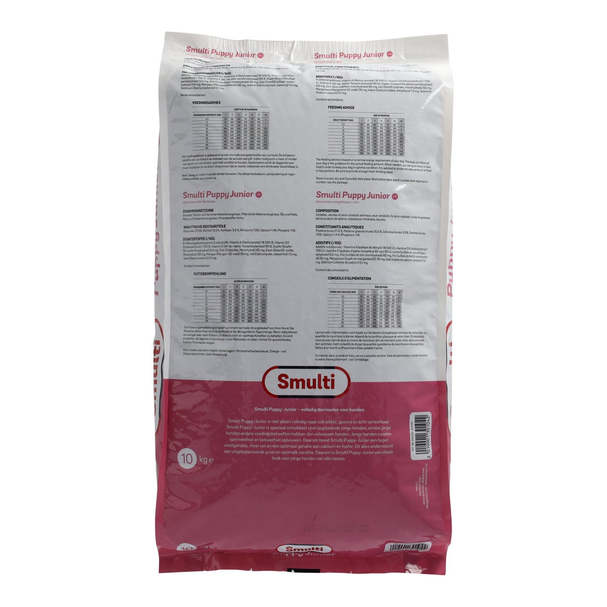 Voer hond puppy 10kg Smulti Voer hond puppy 10kg Smulti